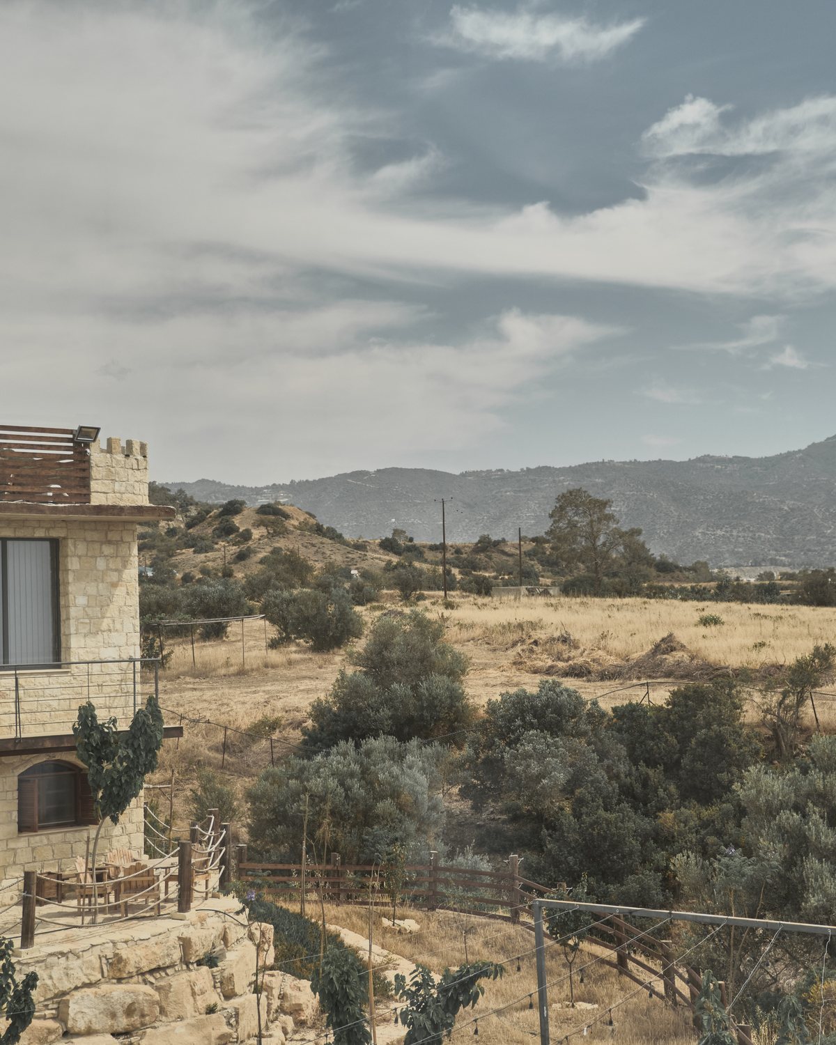 Stone-built guest house exterior